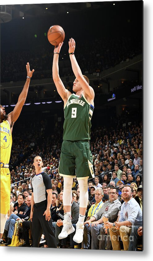 Donte Divincenzo Metal Print featuring the photograph Milwaukee Bucks V Golden State Warriors by Noah Graham