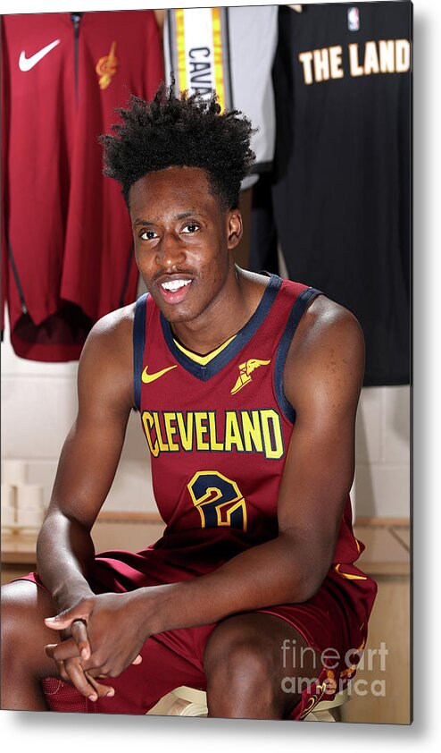 Collin Sexton Metal Print featuring the photograph 2018 Nba Rookie Photo Shoot #63 by Nathaniel S. Butler