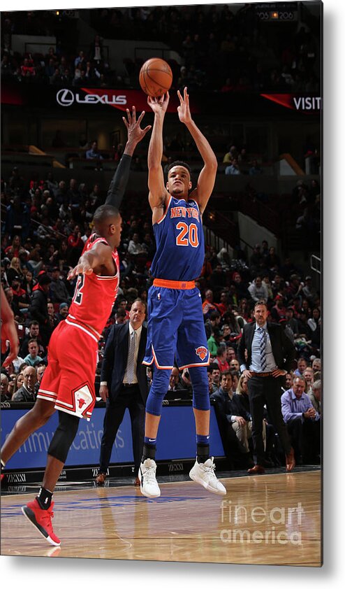Kevin Knox Ii Metal Print featuring the photograph New York Knicks V Chicago Bulls by Gary Dineen