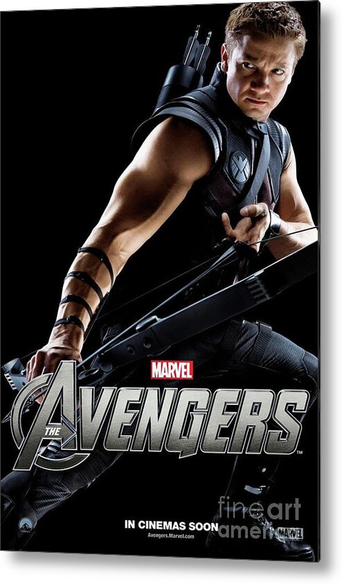Marvel Metal Print featuring the digital art The Avengers #7 by Mikebimages