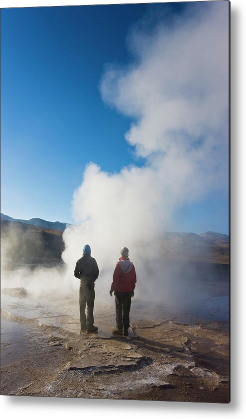 El Tatio Geysers Metal Print featuring the photograph 794-468 by Robert Harding Picture Library