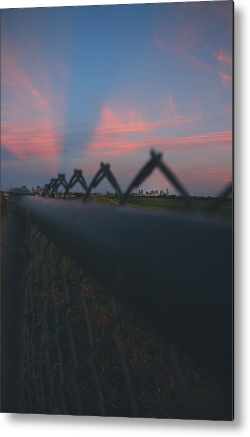 Fence Metal Print featuring the photograph A Fence by Peter Hull