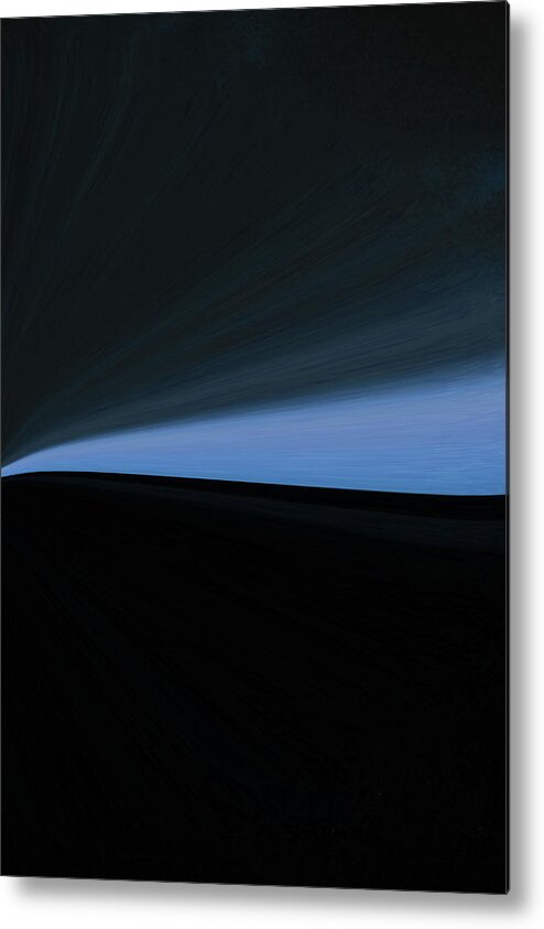 Night Metal Print featuring the digital art A Night Surrenders by Whispering Peaks Photography