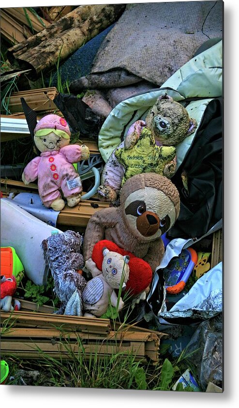 Abandoned Toys Metal Print featuring the photograph Abandoned toys by Martin Smith