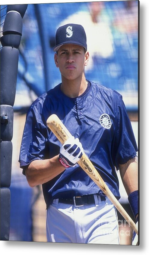People Metal Print featuring the photograph Alex Rodriguez 3 by Jonathan Daniel