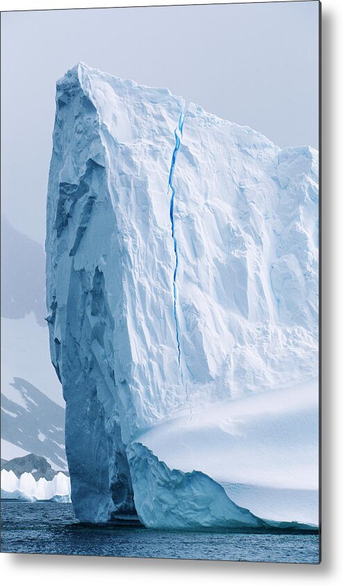 Iceberg Metal Print featuring the photograph Antarctica, Antarctic Peninsula by Paul Souders