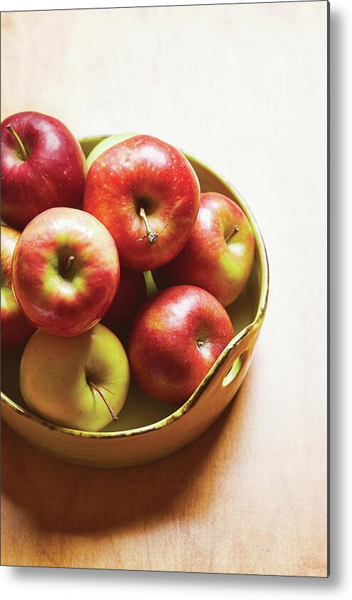 Cusine At Home Metal Print featuring the photograph Apple Tray by Cuisine at Home