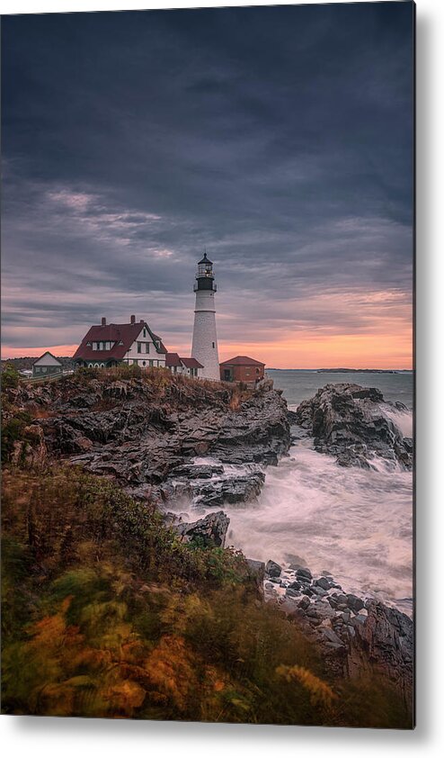 Maine Metal Print featuring the photograph Autumn In Maine 1 by Robert Fawcett