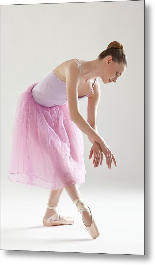 Ballet Dancer Metal Print featuring the photograph Ballet Dancer by Rollover