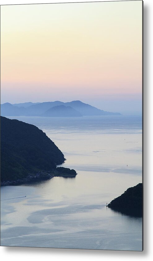 Scenics Metal Print featuring the photograph Beautiful View Of Sunset At Maurizia by Naoto Shibata