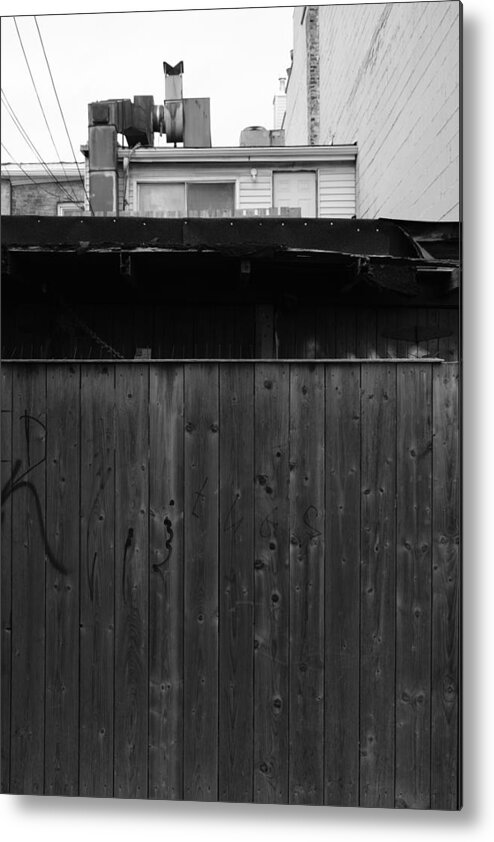 Urban Metal Print featuring the photograph Behind The Danforth by Kreddible Trout