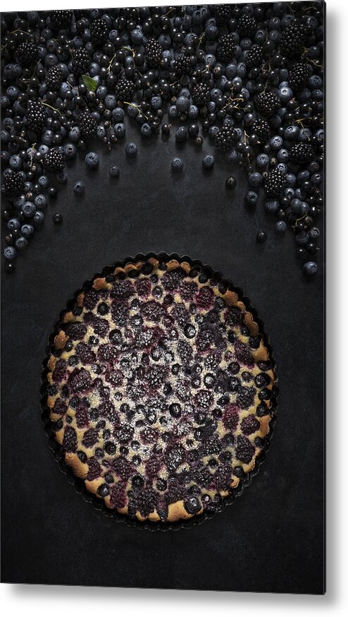 Blueberry Metal Print featuring the photograph Berries by Diana Popescu