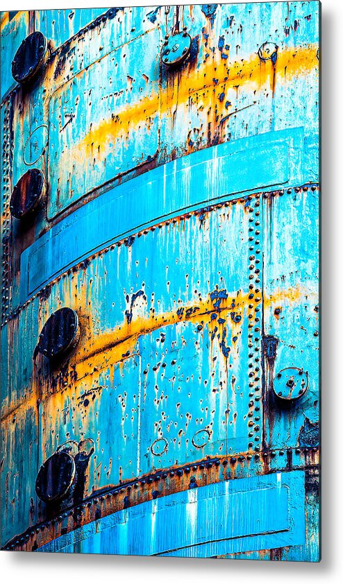 Blue Metal Print featuring the photograph Blue by Klaus Tesching