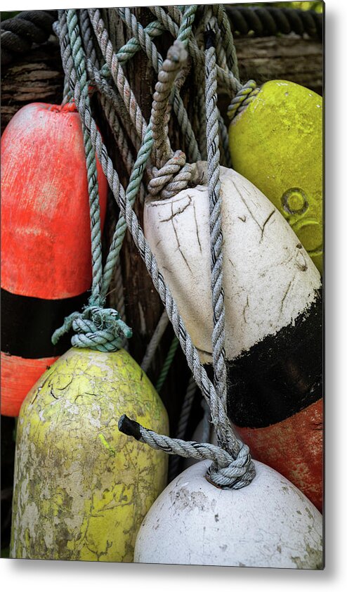 Boat Metal Print featuring the photograph Boat Bumpers I by Andy Amos