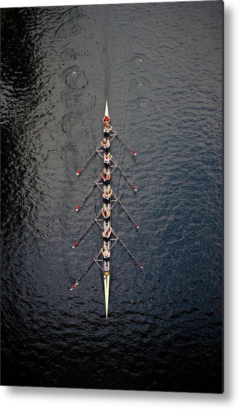 Viewpoint Metal Print featuring the photograph Boat Race by Fuse