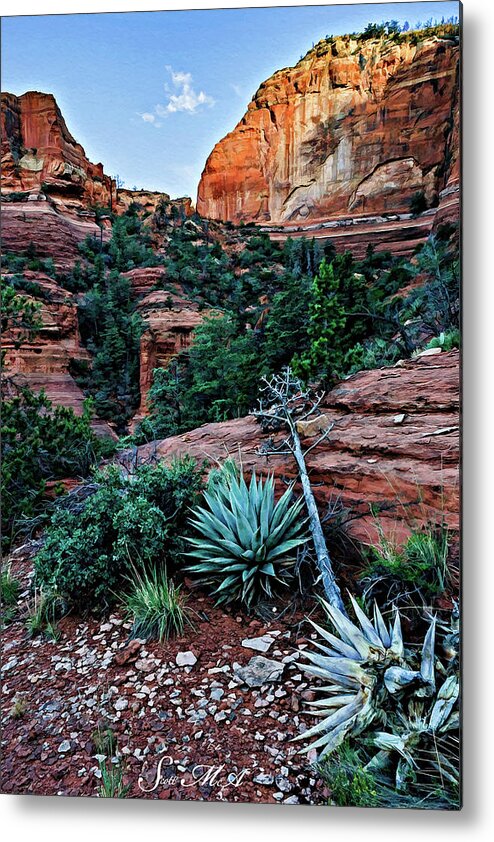 Sedona Metal Print featuring the photograph Brins Mesa 07-204 by Scott McAllister