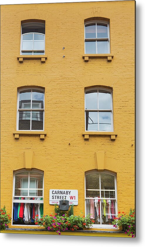 Blurred Motion Metal Print featuring the photograph Carnaby Street In London by Richard Boll