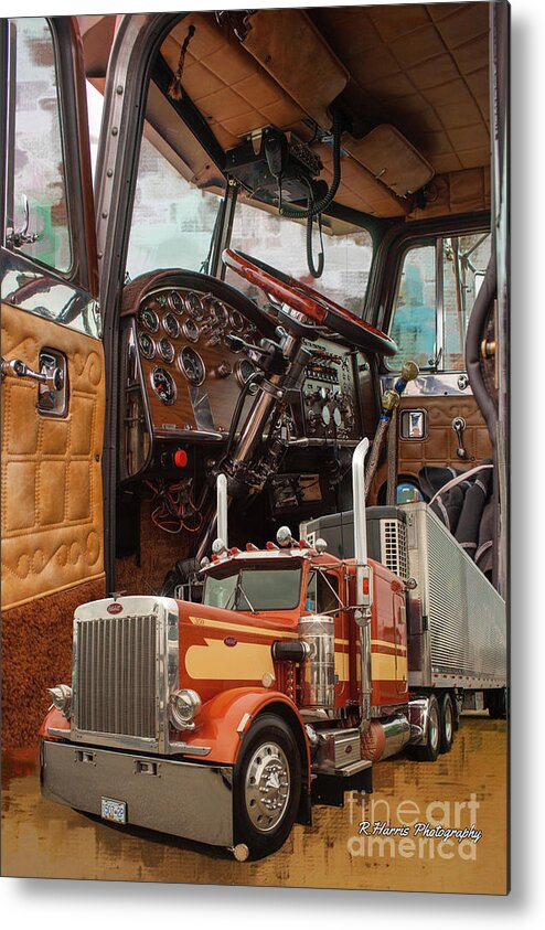 Big Rigs Metal Print featuring the photograph Catr9363c-19 by Randy Harris
