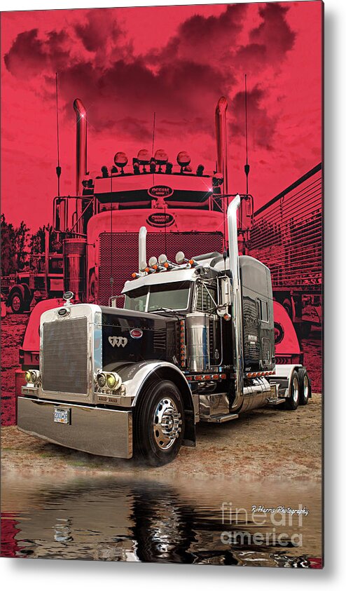 Big Rigs Metal Print featuring the photograph Catr9546-19 by Randy Harris
