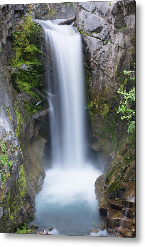 Waterfalls Metal Print featuring the photograph Christine Falls by Joan Septembre