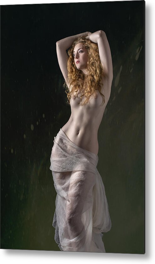 Classic Metal Print featuring the photograph Classical Goddess by Jan Slotboom