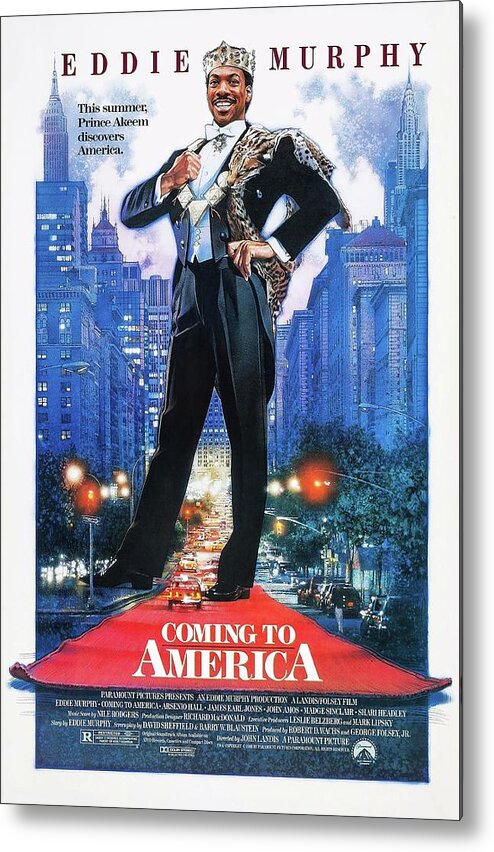 1980s Metal Print featuring the photograph Coming To America -1988-. by Album