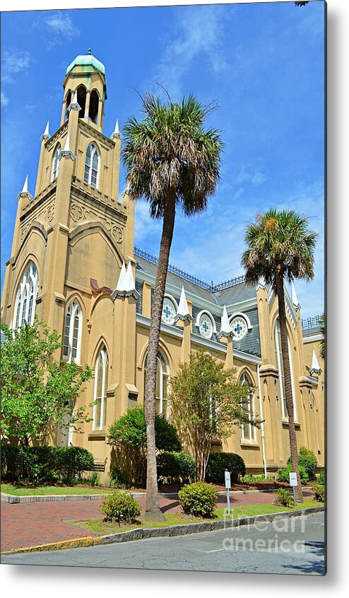 Top Artist Metal Print featuring the photograph Congregation Mickve Israel by Linda Covino