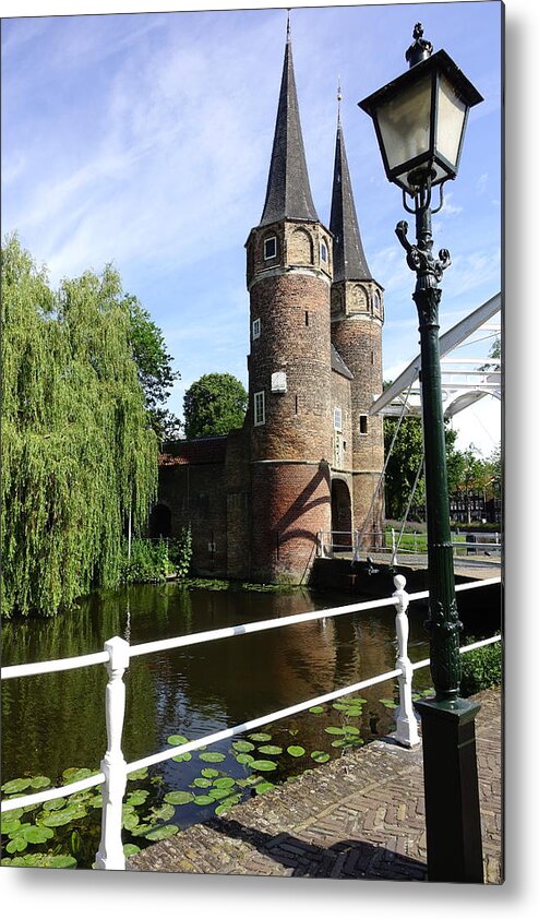 Delft Metal Print featuring the photograph Delft's Magnificent Gate by Patricia Caron