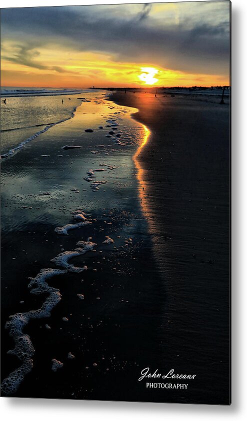 Sunset Metal Print featuring the photograph Don't let the Sun catch you crying by John Loreaux