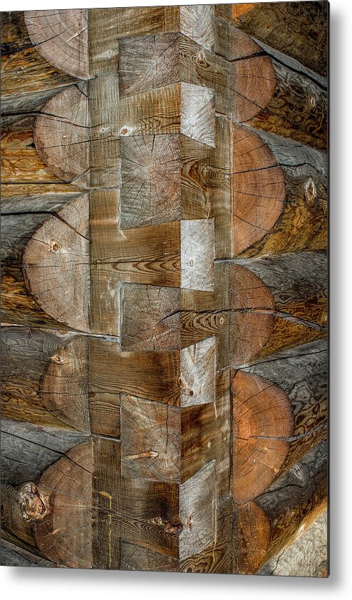 Alaska Metal Print featuring the photograph Dovetail Notches by Fred Denner