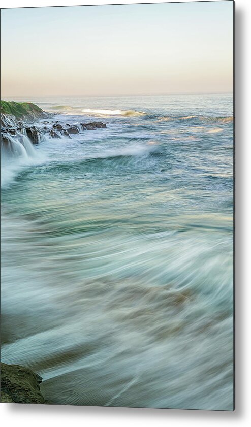 Energy Of The Sea Metal Print featuring the photograph Energy Of The Sea by Joseph S Giacalone