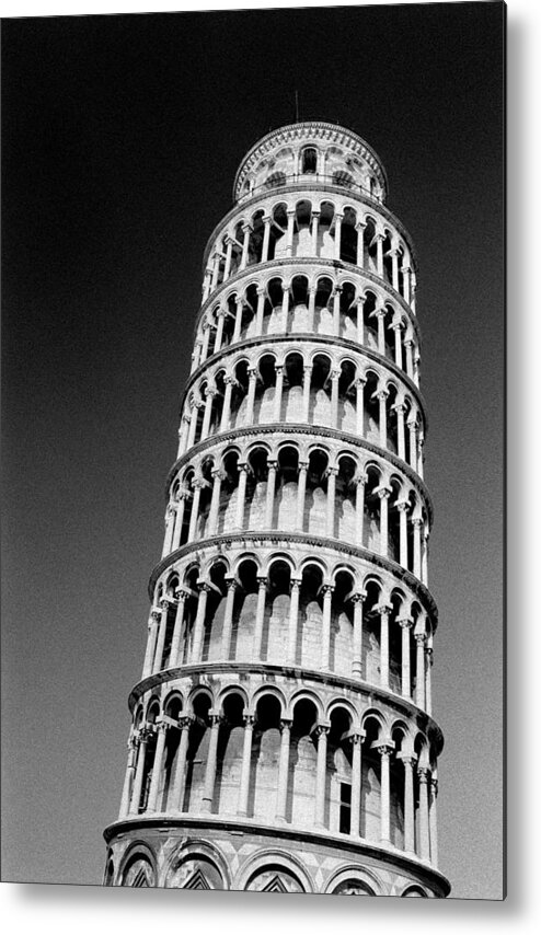 Outdoors Metal Print featuring the photograph Europe, Italy, Tuscany, Leaning Tower by Peter Adams