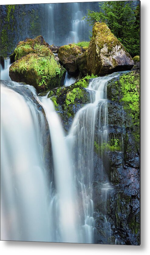 Washington Metal Print featuring the photograph Falls Creek Falls by Nicole Young