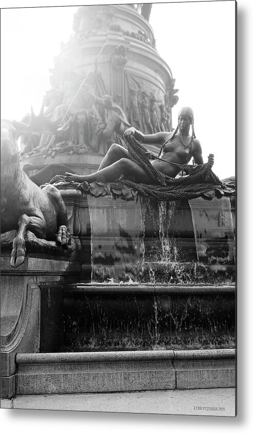 Philadelphia Metal Print featuring the photograph Fountain by Kynn Peterkin