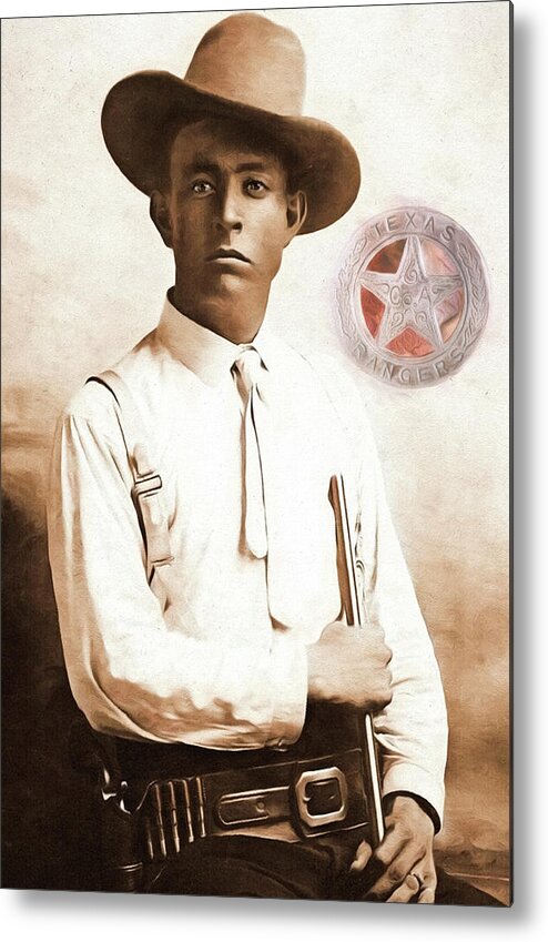 Texas Ranger Metal Print featuring the photograph Frank Hamer by JC Findley