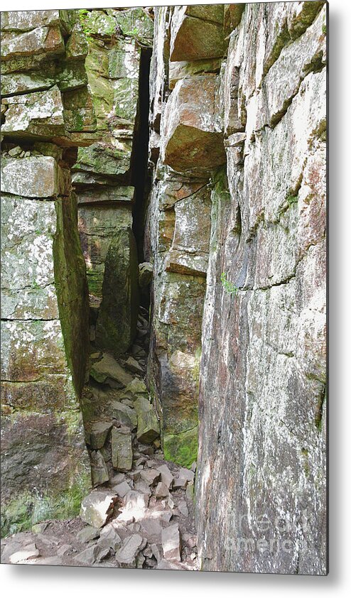 Fall Creek Falls State Park Metal Print featuring the photograph Geological Fissure by Phil Perkins