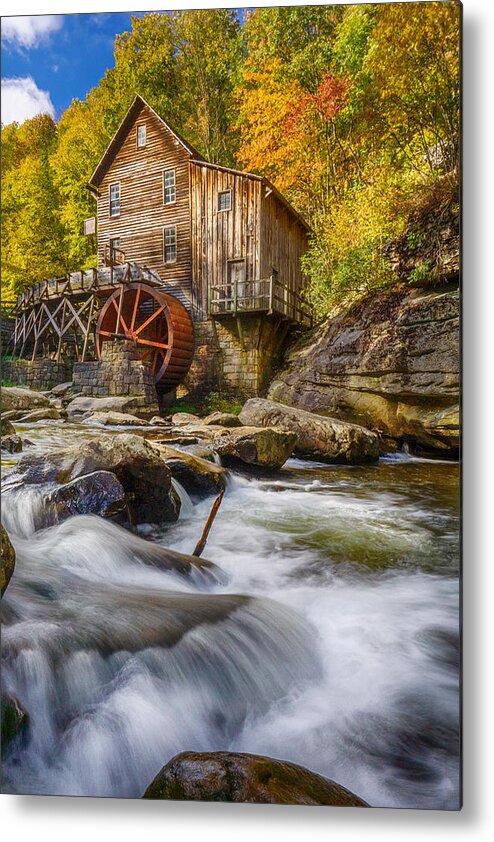 Wv Metal Print featuring the photograph Glade Creek Mill by Amanda Jones
