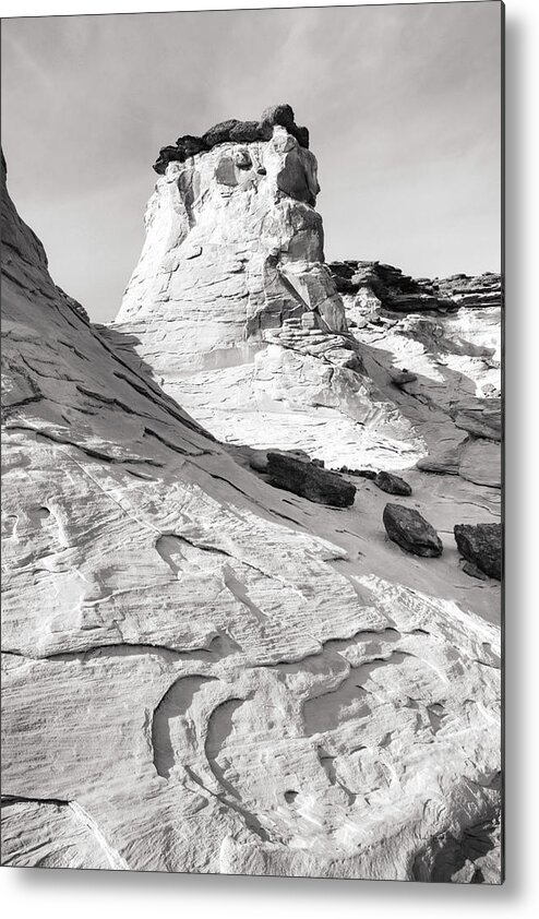 Colorado Plateau Metal Print featuring the photograph Grand Staircase I Bw by Alan Majchrowicz