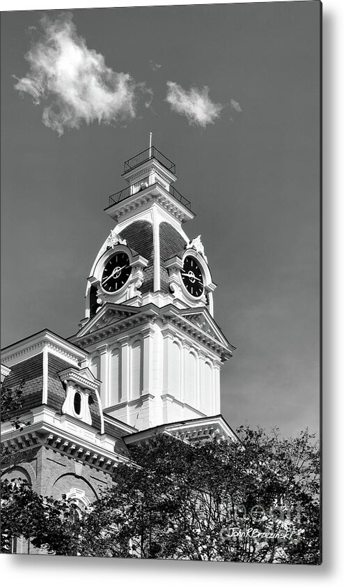 Hillsdale College Metal Print featuring the photograph Hillsdale College Central Hall Cupola by University Icons