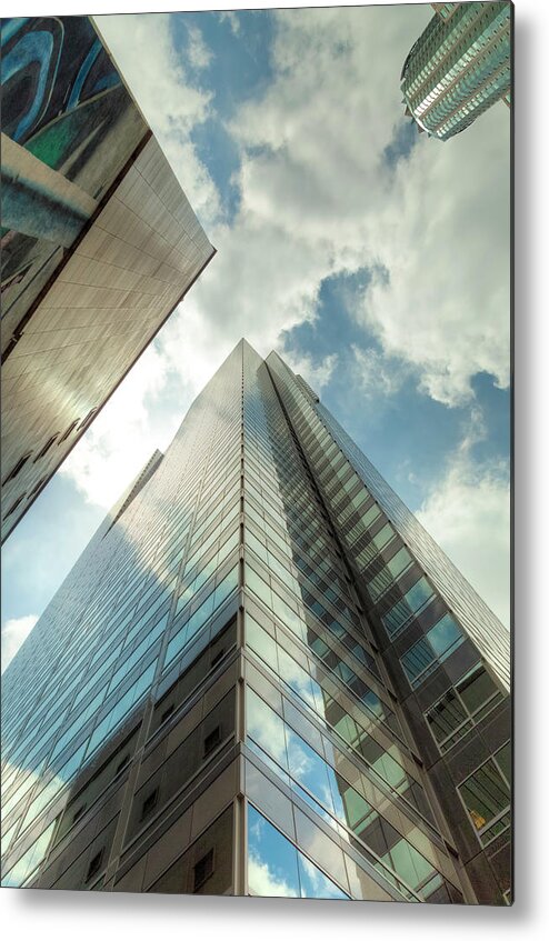 High Rise Metal Print featuring the photograph Imposing by Chris Moyer