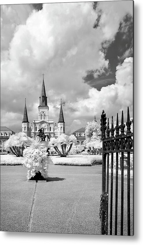 New Orleans Metal Print featuring the photograph Jackson Square by Jill Love