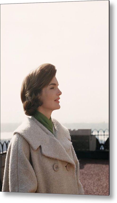 People Metal Print featuring the photograph Jacqueline Kennedy by Michael Ochs Archives