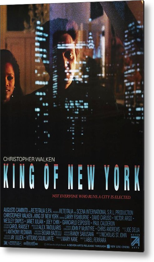 1990 Metal Print featuring the photograph King Of New York -1990-. by Album