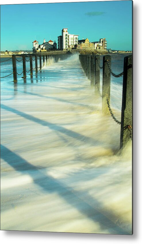 Tranquility Metal Print featuring the photograph Knightstone Causeway by Kenneth Cox