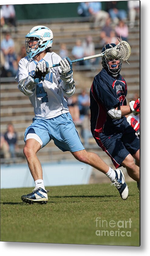 Education Metal Print featuring the photograph Lacrosse - Ncaa - Robert Morris Vs by Icon Sports Wire