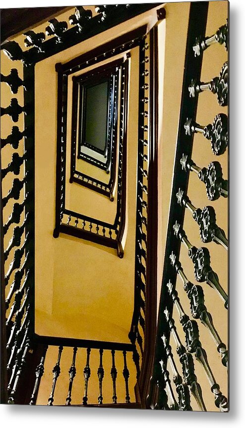 Staircase Metal Print featuring the photograph L'Antiga Esquerra de l'Eixample, Barcelona by Jody Frankel