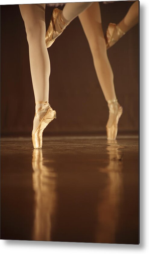 Ballet Dancer Metal Print featuring the photograph Legs Of Dancing Ballerinas - Balet by Art-4-art