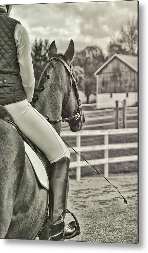 Always Metal Print featuring the photograph Let's Go by Dressage Design