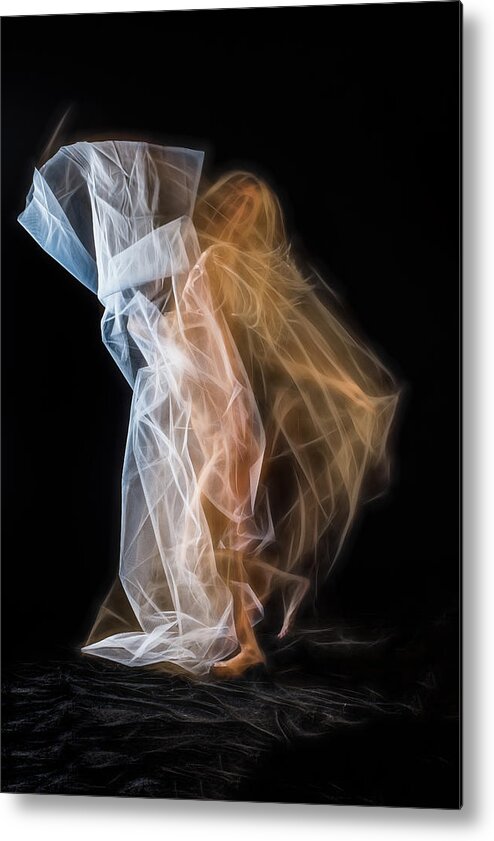 Light Metal Print featuring the photograph Light Dancer 1 by Colin Dixon