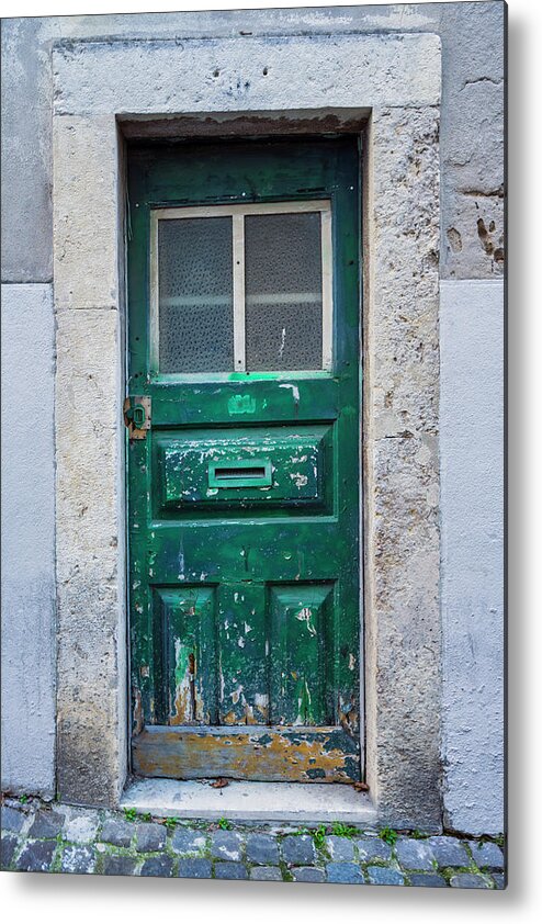 Lisbon Door 1 Metal Print featuring the photograph Lisbon Door 1 by Michael Blanchette Photography